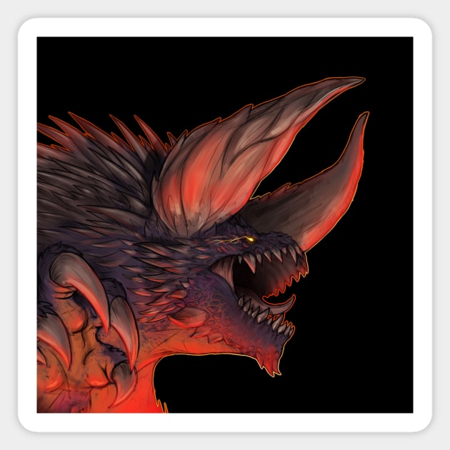 NERGIGANTE Sticker by Space Dragon